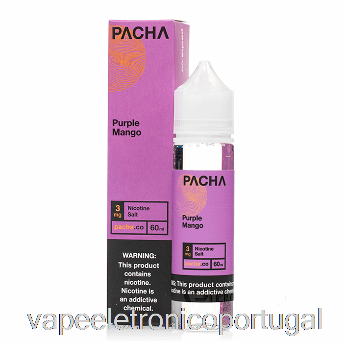 Vape Eletrônico Manga Roxa - Pacha - 60ml 0mg